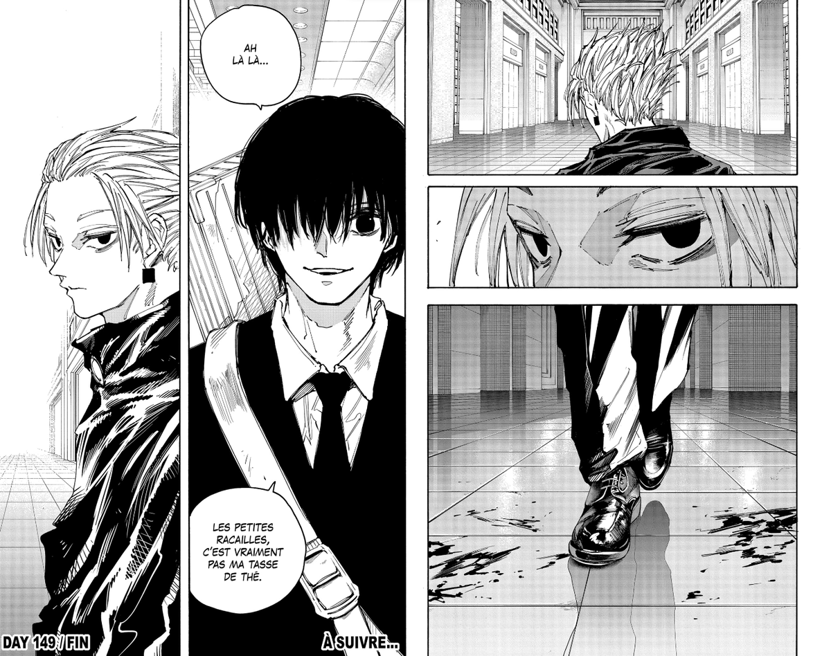 FRSakamotoDays's tweet photo. 🚨Je vous conseille de masquer les hashtags suivants afin d'éviter les spoils du chapitre 150
#SDSPOILERS #SD150 #SD150SPOILERS #SD150LEAKS #SAKAMOTODAYS150 https://t.co/yHyzEbbcfE