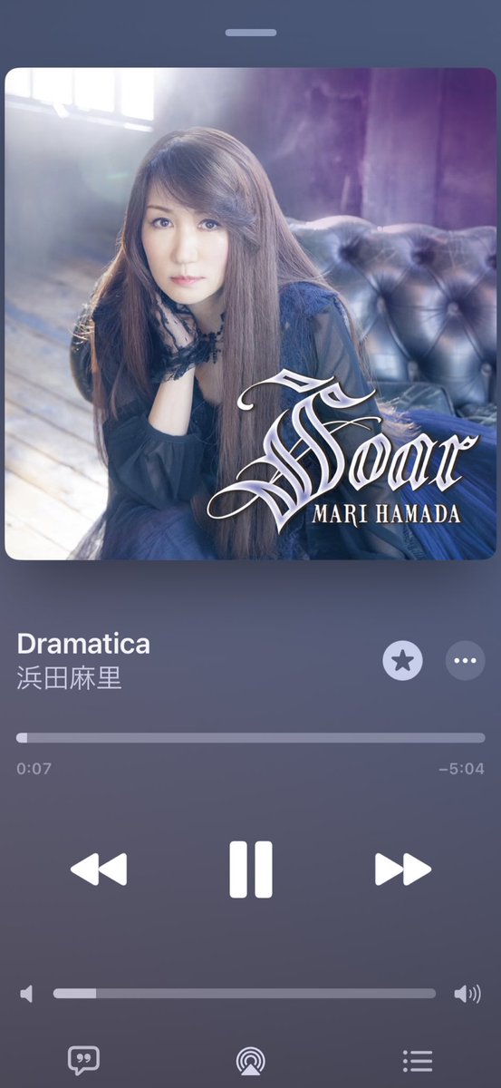 710Gozi's tweet image. 今朝の一曲
#浜田麻里
#Dramatica

仕事納めの朝は
今年一番聴いたアルバム
『Soar』より
ツアーのオープニング曲を