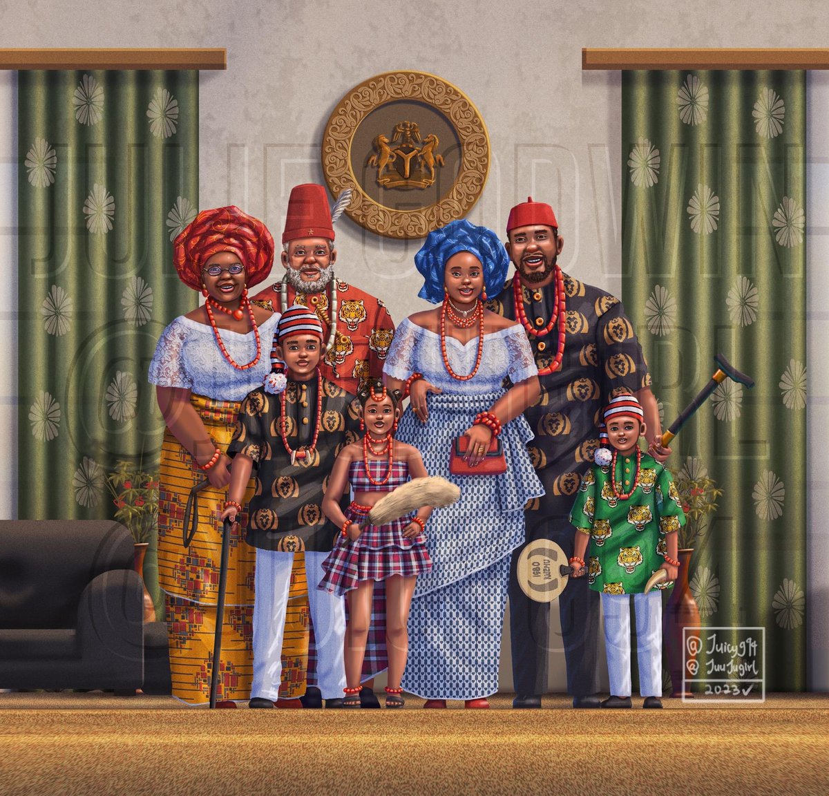 BashirAhmaad's tweet photo. This is Nigeria, illustrated by Julie C. Godwin. https://t.co/TKsAdCJw1K