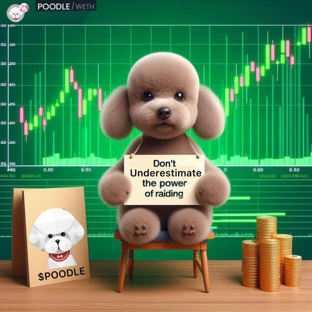 “Our greatest weakness lies in giving up. The most certain way to succeed is always to just try one more time.” $POODLE 🐩