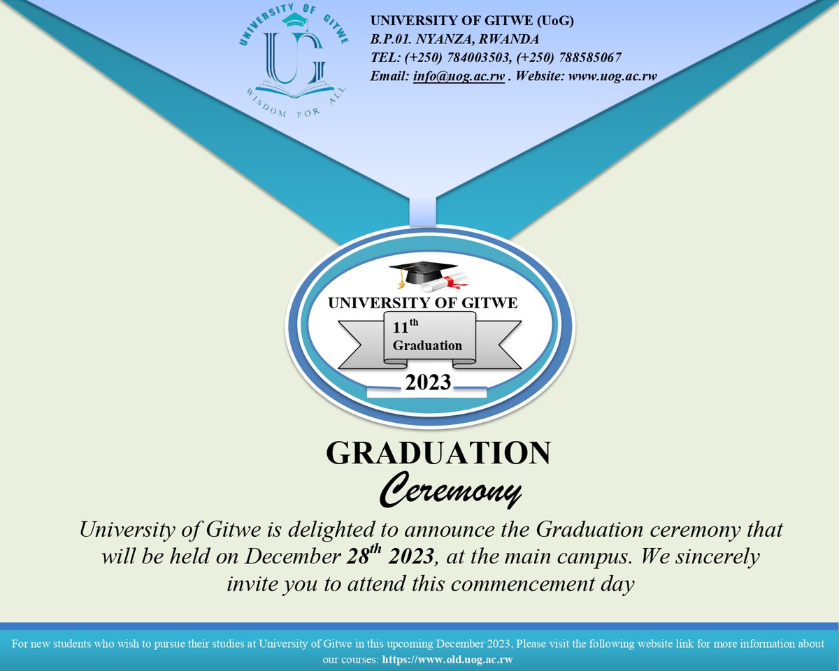 University Of Gitwe (@ugitwe) on Twitter photo 