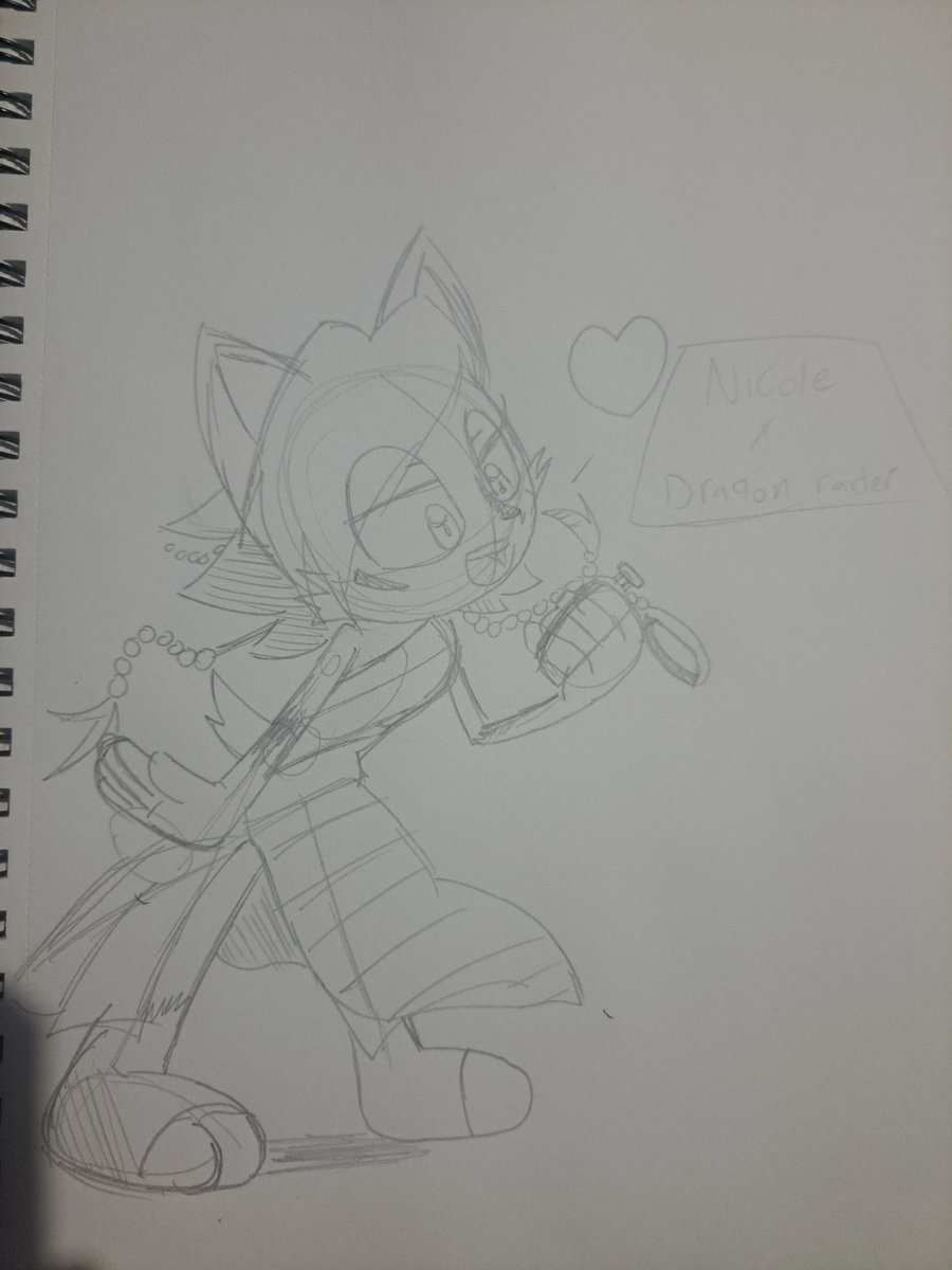 Bored. Have a holo-Lynx and a pocket watch. W.I.P.

#Nicolethelynx