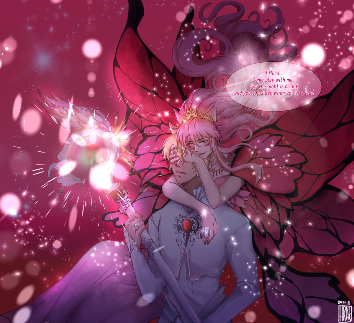 2020 art of an older miqogirl I had years ago