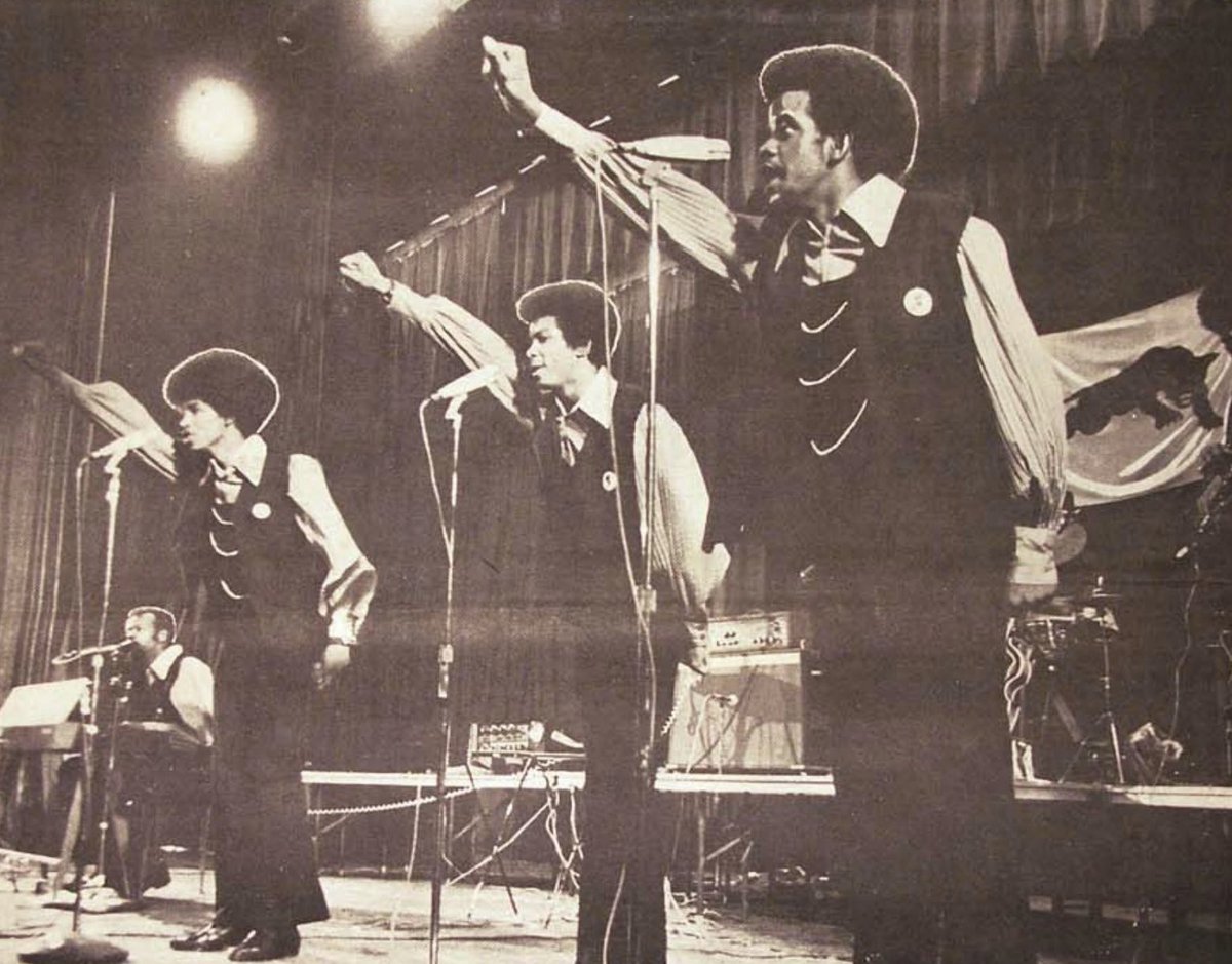 53 years ago, December 27 1970, the Black Panther Party’s house band, The Lumpen, performed a benefit concert at Oakland’s Blue Gardenia with The Vanguards, The Natural Four, and The Shades of Soul