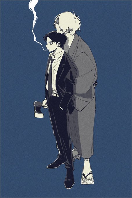 「2人の男性 タバコ」のTwitter画像/イラスト(人気順)