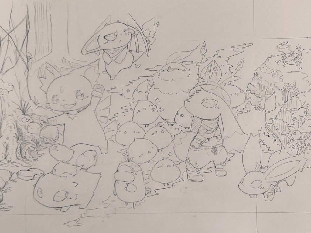 sien_g_fenrir's tweet photo. #Dragon_tail 10周年に向けて
イラスト沢山書きためてるんだけど
これ、終わりが見えないw
#アナログイラスト 
#かわいいと思ったらRP https://t.co/afpO2ApW7T