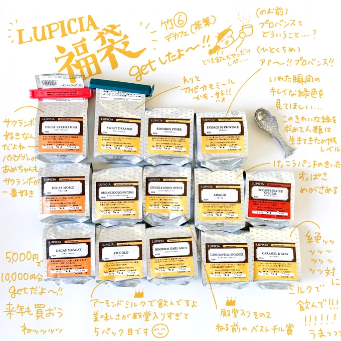 LUPICIA福袋うれしすぎてレポ〜ッはじめましてのプロバンスがかなり大ヒット#勝手にPR 