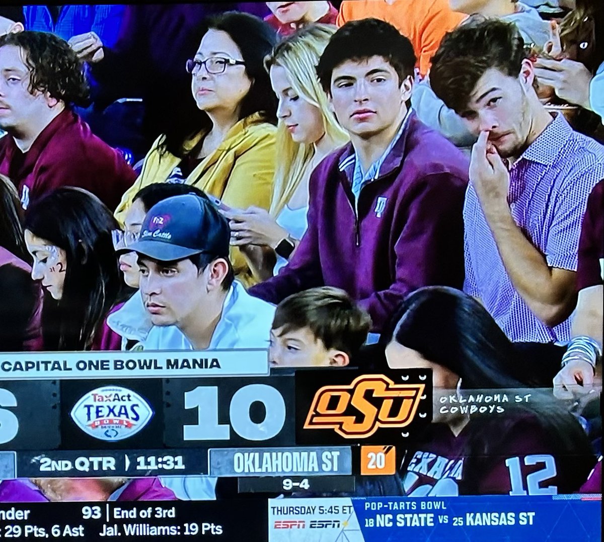 bAssMan855's tweet photo. Did ya get it???  #TexasBowl https://t.co/NtwZeSJASo