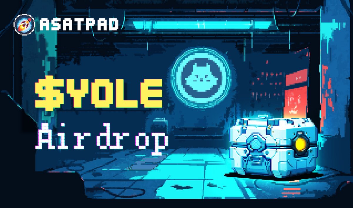 Asatpad's tweet photo. All eligible $Apad holders will receive a $Yole airdrop today! https://t.co/LKl62r70Rp