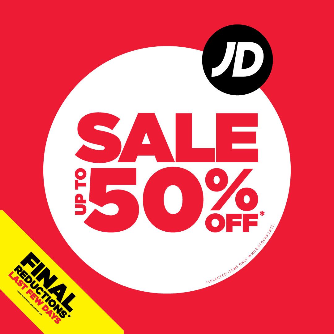 PondokIndahMall's tweet photo. Final call for the best price!๐ฃ Welcome the new year and get your deals before it expire on Final Reductions at #jdsportsindo Year End Sale!
Visit JD Sports store now!
#GueJD https://t.co/8Q8VJ95dmu
