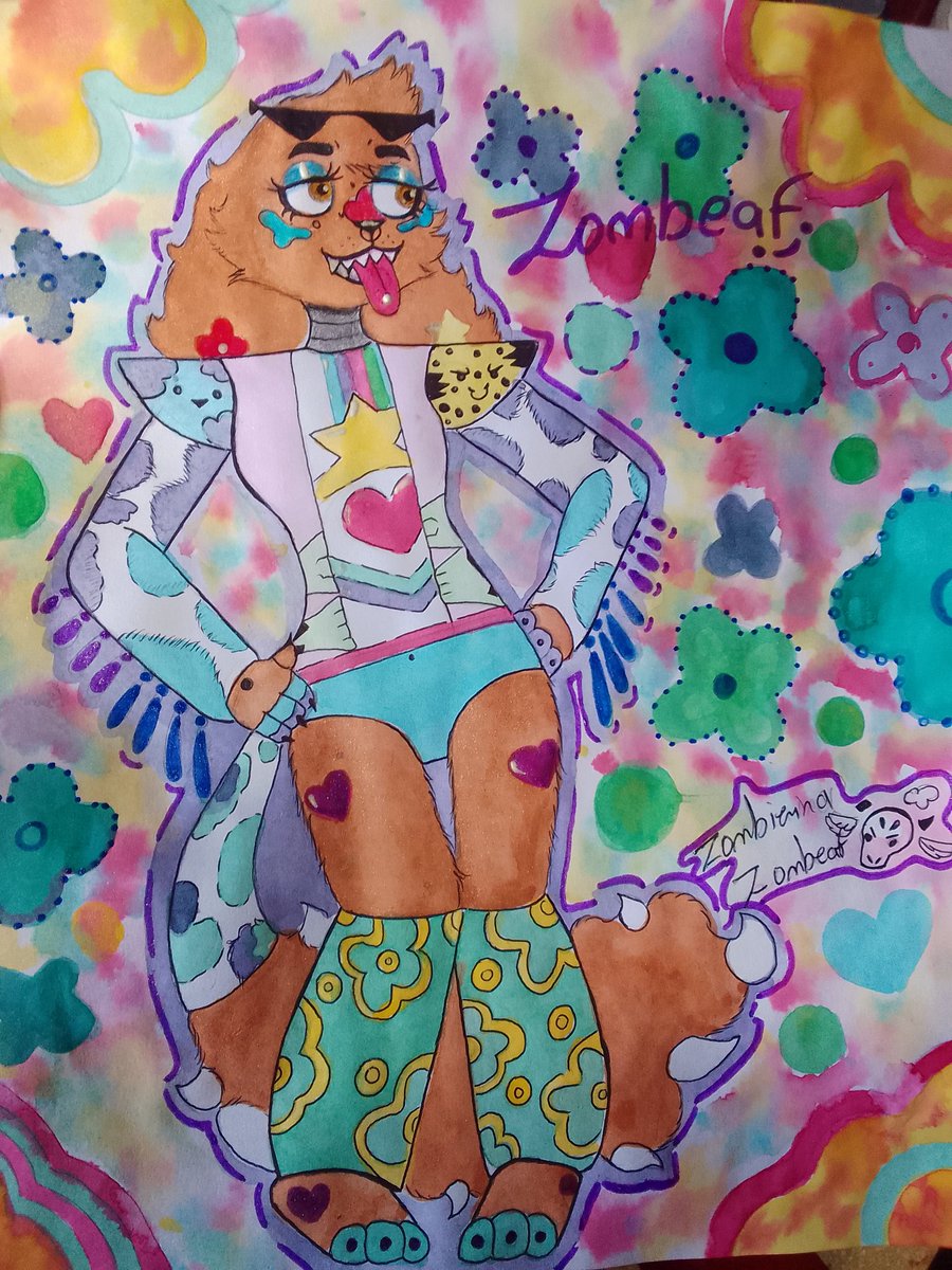 roxy_roja's tweet photo. Glamrock Zombeaf https://t.co/fgUtBuewL1