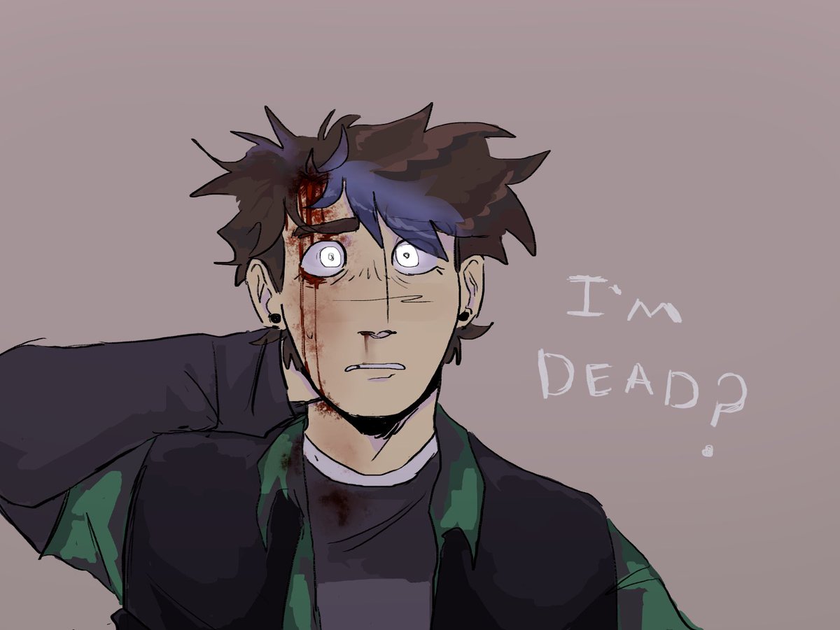 Ghostgoburrr's tweet image. felt silly.. he’s a ghost now 
#hatchetfield #npmd