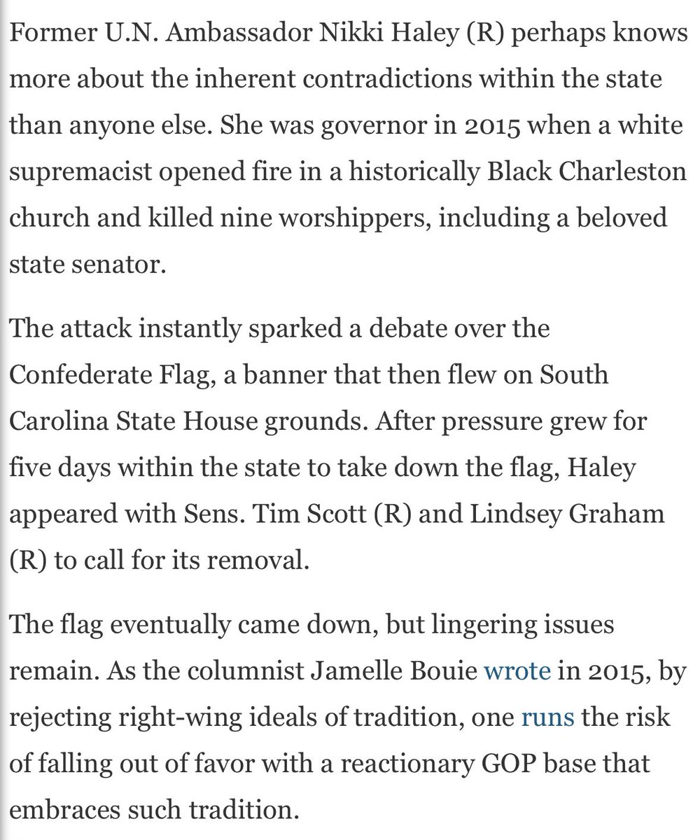 Wrote a bit about this earlier this year. There’s still a required reckoning that many South Carolinians refuse to have