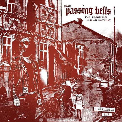 diskunion_dns's tweet photo. 【PUNK/HARDCORE】
"passing bells"のコンピレーションEPが、VOX POPULIによる日本国内流通にてリリース⛓️🔥⛓️
●V.A.(#PassingBells)/What Passing Bells for These Who Die As Cattle? EP
#Pøvlación
#Skizophrenia
#Vastusta
#MujeresPodridas
#RuidosaInmundicia
#KohtiTuhoa

#du名古屋PUNK https://t.co/Ii63aO2UGE