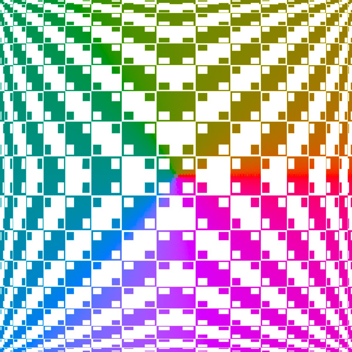 This image appears to be a cushion, though it consists of rectangles or squares aligned vertically or horizontally.