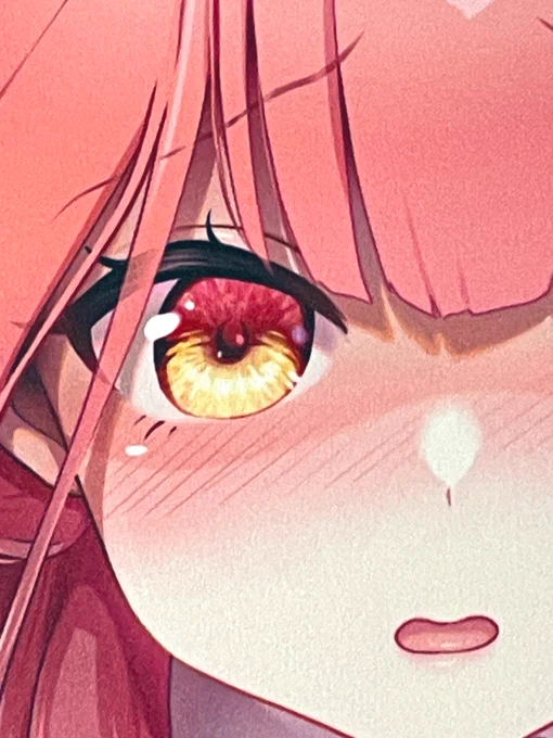 冬コミで頒布するタペストリー その3 陸八魔アル 新刊イラストのタペストリー版です細かい部分まで鮮やか綺麗に印刷されています ショーツのレースもバッチリです B2サイズ ダブルスエード 2500円