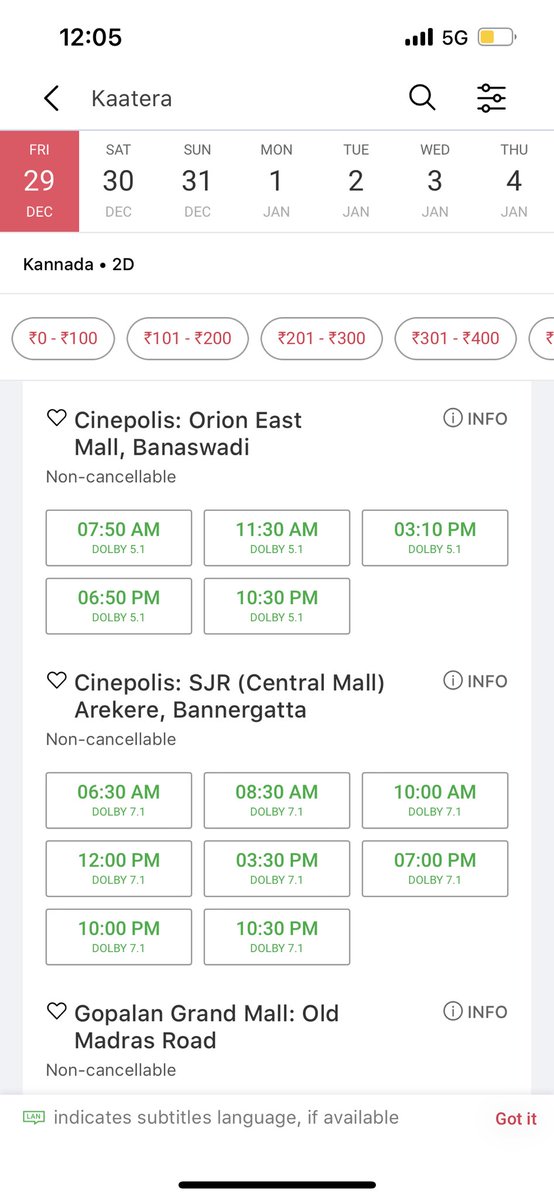 ManKichcha's tweet photo. #DisasterKranti >>> #Kaatera 😂😂

Limited Shows Idru Go Green Naditideee…. Poor Bookings For Any Star Actor 🥲🥲

#MaxTheMovie #KicchaSudeep𓃵 
#KicchaBOSS #BBK10 #KaateraFDFS https://t.co/eHN8iSGgOl