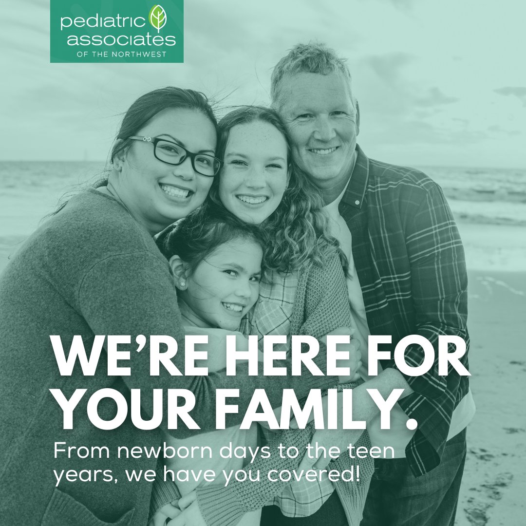 PedsAssocNW's tweet photo. From feeding newborns to fostering resilience, we provide all the care your child needs under one roof. 👶

Schedule your end-of-the-year visit at https://t.co/xztK9T4CRf to meet our caring team and go into the new year strong! 💚

#PediatricCare #ChildHealth #CheckUp https://t.co/4EiBApiMBY