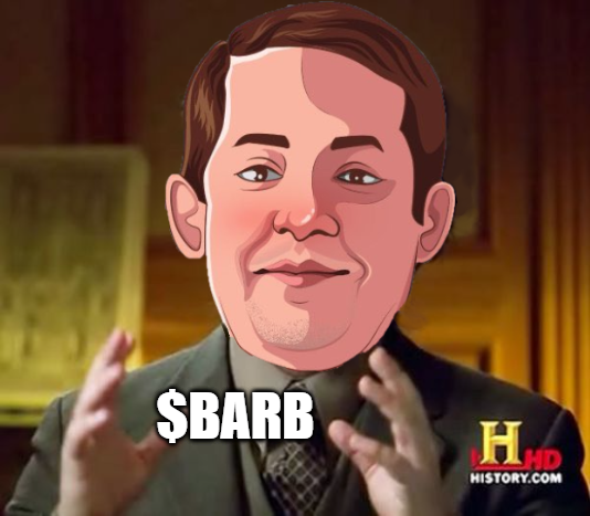 Prof_Atikin's tweet photo. Giving away $BARB 😉

Opt-in : 1285225688

Drop your $ALGO wallets and don't say I didn't warn you 👇 https://t.co/7JHuYE8EUL