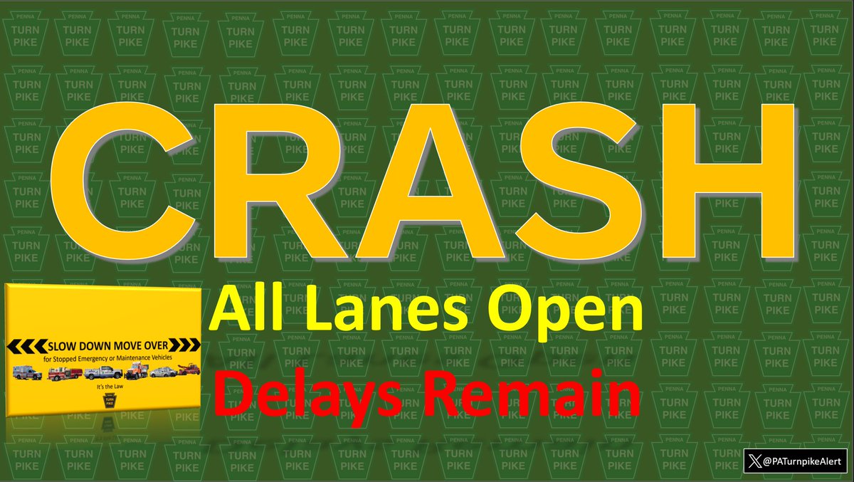 PA Turnpike Alerts tweet media