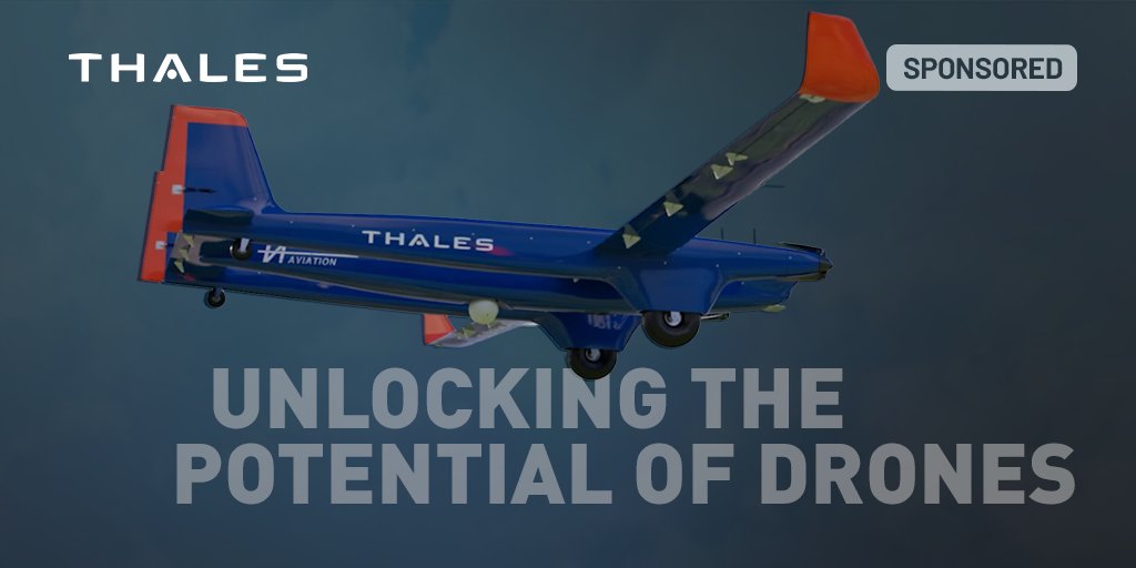 Thales is introducing UAS100, a long-range and fully automated drone. Watch this sponsored video to learn more: bit.ly/3GWS6Cs