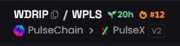 AiDrip_Official's tweet photo. 📣 $WDRIP is Officially Trending on @PulsechainCom  at #12! 🔥

😎 Who would have thought one day $DRIP would be cross chain!

🎉 Such an exciting time to witness and this is only the beginning! 🤝

😇Wrap and Bridge your $DRIP at https://t.co/oa8FCh2ABJ!

#DRIP #PLS https://t.co/tR0IhHVUTX