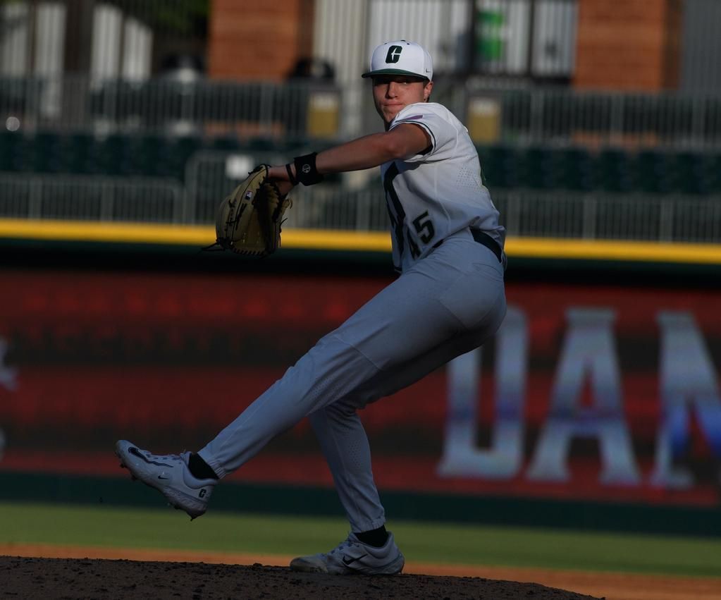 The biggest wild card on @CharlotteBSB's pitching staff, @LanghorneMiles could start or be used as a powerful bullpen weapon. The righty was up to 99 mph with his fastball this fall and has 'a chance to be a top-five rounder.' @KinaTraxInc Fall Report 👉 d1ba.se/47mLTuw