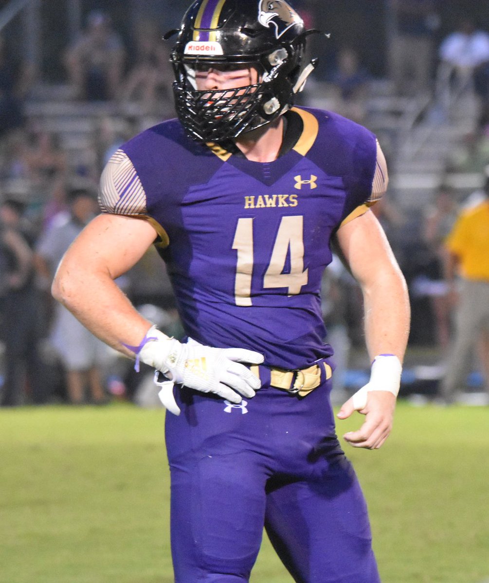 Perry14e's tweet photo. @fvlax @shaneperry_14 @ECUPiratesFB @ECUCoachHouston @barstoolecu @GoldenHawksFB @Coach_B_Harrell @FBCoachB22 @CoachBurnetteBC Sure looks good in Purple! It's like coming back home. https://t.co/lUcCEKCyeI