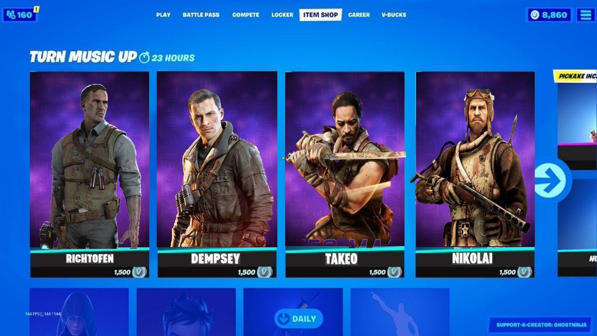 yall ain’t gonna believe what came into the Fortnite shop…