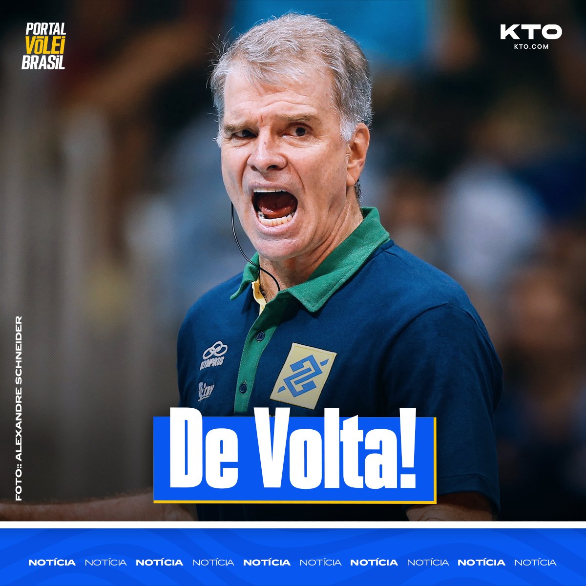 portal_volei's tweet image. 🏐 DE VOLTA!

Bernardinho Rezende é o novo técnico da seleção masculina de vôlei, afirma a Tv Globo. Heraldo Pereira, jornalista da emissora, confirmou a informação na escalada do Jornal Nacional 🇧🇷

A informação já tinha sido ventilada nos últimos meses surpreendendo grande…