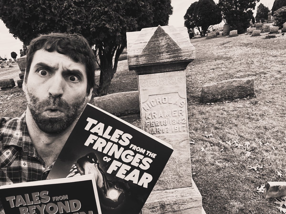 When in Pittsburgh, I always love heading down to #evanscitycemetary to show off all my spooky books where #nightofthelivingdead was filmed. <a href="/orcabook/">Orca Book Publishers</a> <a href="/_StevenHughes/">Steven P Hughes</a>