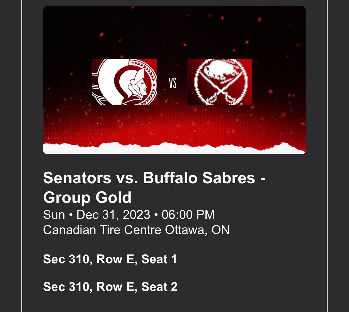 🚨GIVEAWAY🚨

Thanks to <a href="/daveyboy1222/">Duke of Verona</a> generosity, we have #Sens tickets to give away for Dec. 31st vs Buffalo Sabres. What a way to start New Years Eve!

Just retweet, tag the friend you plan on bringing, and be following <a href="/SensCentral/">Locked On Senators</a>, <a href="/RossLevitan/">Ross Levitan</a>, <a href="/brandonpiller1/">Brandon Piller</a> 🔴⚫️🔴