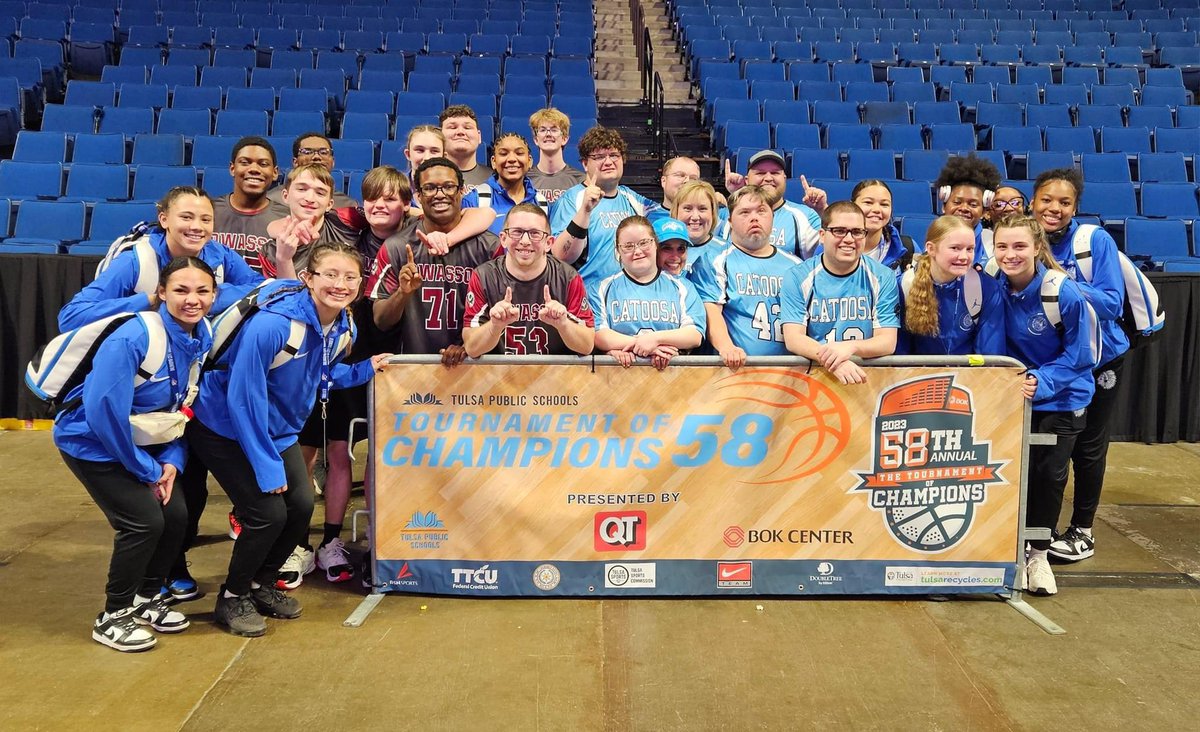 Great team win today!
Sapulpa 72 - Riverside 58
We also got to support Owasso &amp; Catoosa’s unified basketball teams! #TraditionContinues #ChampionshipMindset