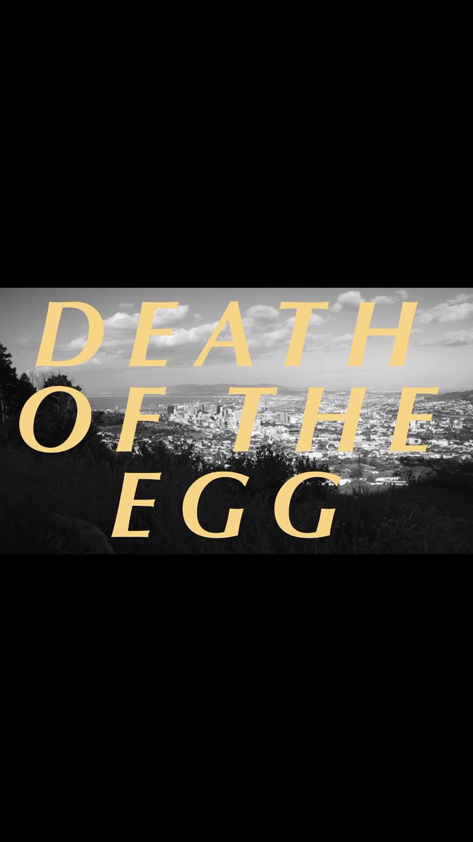 sinakho____'s tweet photo. a peak into the teaser for ‘Death of The Egg’ 

Writer/Director: Sinakho Ncala
Cinematography: Rudolph Buhrmann https://t.co/ZcU81ESfch