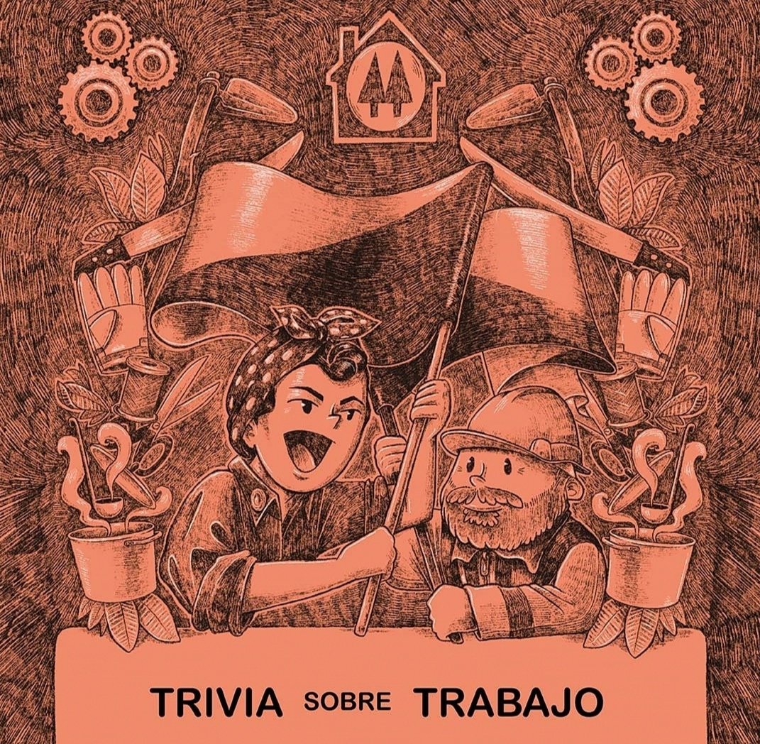 Con esta #Trivia presentamos las luchas sociales del MOVIMIENTO OBRERO en América Latina y el Caribe. 

🎲 Jugá y descubrí muchos hitos históricos que forman parte del juego de mesa "Cambiá el mundo lo necesita", ilustrado por <a href="/edusganga/">Eduardo Sganga</a>

Trivia 👉 quizizz.com/pro/join?gc=87…