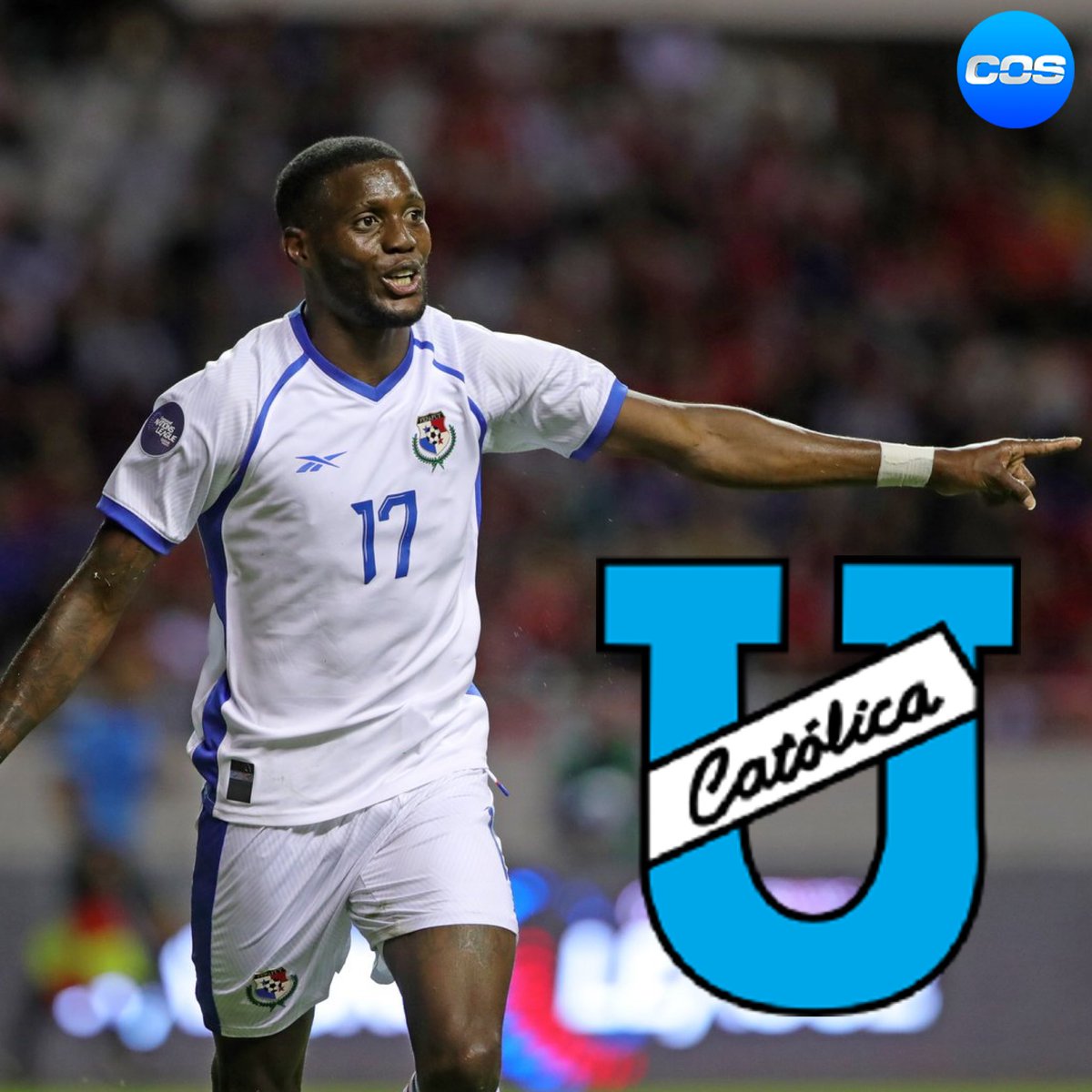 COSPanama's tweet photo. ¡Sus goles se van a Ecuador! ✈️ 🇪🇨 

José Fajardo 🇵🇦 es anunciado como nuevo jugador de la U. Católica de Ecuador donde será compañero de Ismael Diaz. 

#COSFC https://t.co/XLSLCxEI30