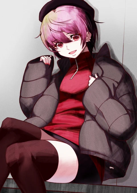普段使わないブラシを使って遊んでみましたいつもとは結構違う雰囲気のイラストに今年のイラスト投稿はこれで〆ですいいね等リプライしてくださった方ありがとうございました来年もよろしくお願いします!#良いお年を 