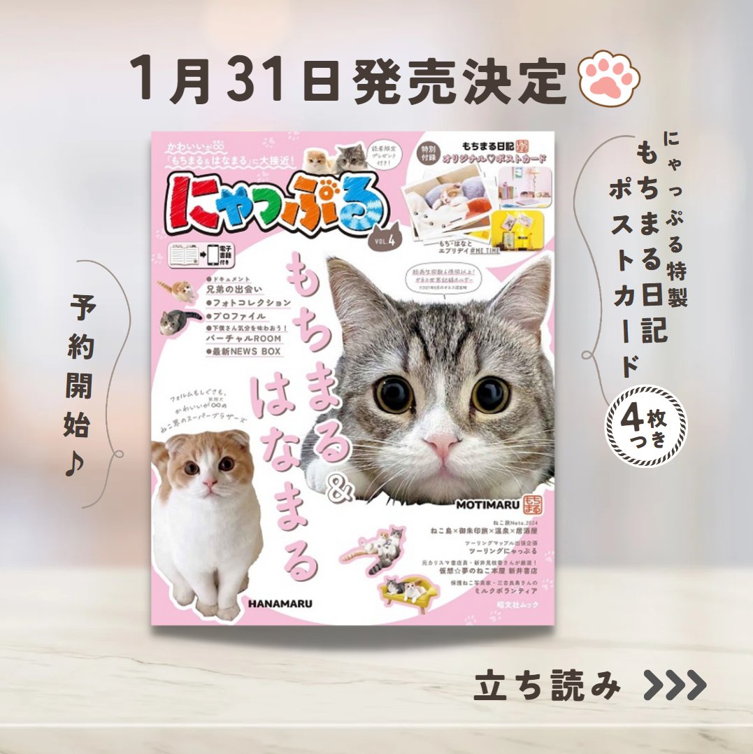 mapple_nyapple_'s tweet photo. 今年も大変お世話になりましニャ🙇来年１月には、にゃっぷるvol.4が発売となりニャす！みニャさまに楽しんでいただけますように・・😻来年もどうぞよろしくお願いしニャす！ https://t.co/odemCDotI5