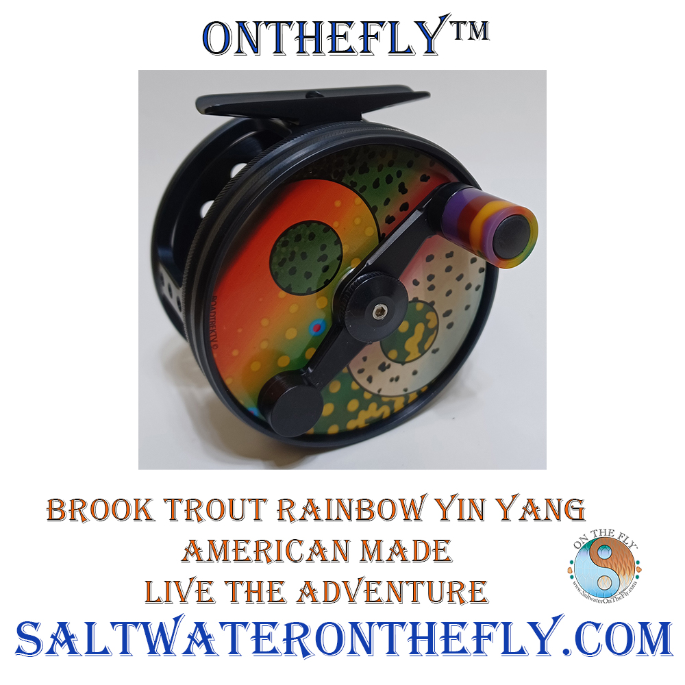 Saltwater on the Fly on X: Brook Trout Rainbow Yin Yang Reels