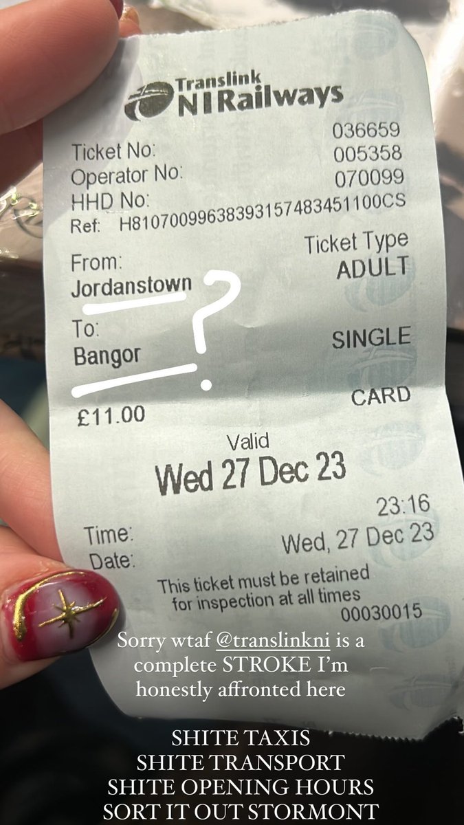 _KLB's tweet photo. @Translink_NI this price is an utter disgrace! How does anyone afford transport with prices like this for a short journey of under 45 mins? @niexecutive @niassembly you’re a disgrace - get back to work and sort the place out. https://t.co/kVG0eiGAX6