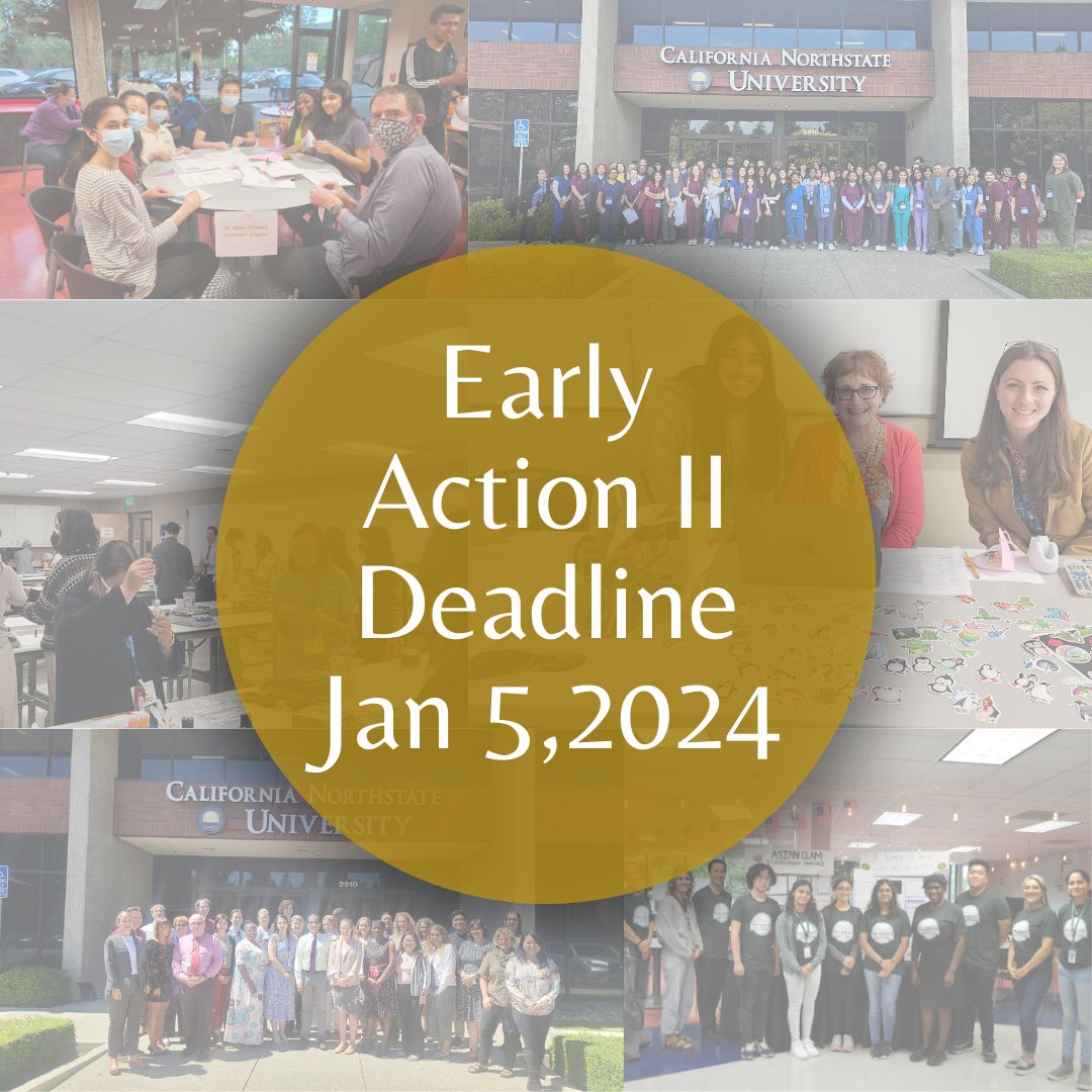 We're less than 2 weeks away until our early action 2 deadline. #jointhecnufamily #cnufamily #cnuchs #northerncalifornia #ranchocordova #futuredoctors