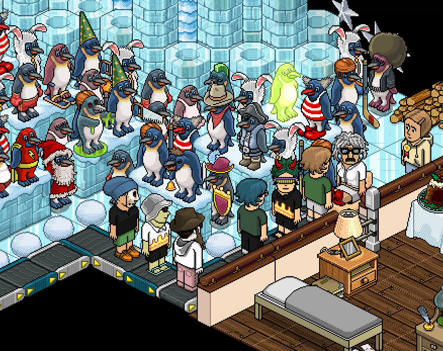NappidOficial's tweet photo. 📸 Flash do Evento

🐧 Feirão Nappid - Pinguim!

📰 O evento consistia em uma venda de pinguins a preço de loja (75 Moedas) para os Nappas!

📊 Foram vendidos aproximadamente 45 pinguins! https://t.co/pWdpomBoXF