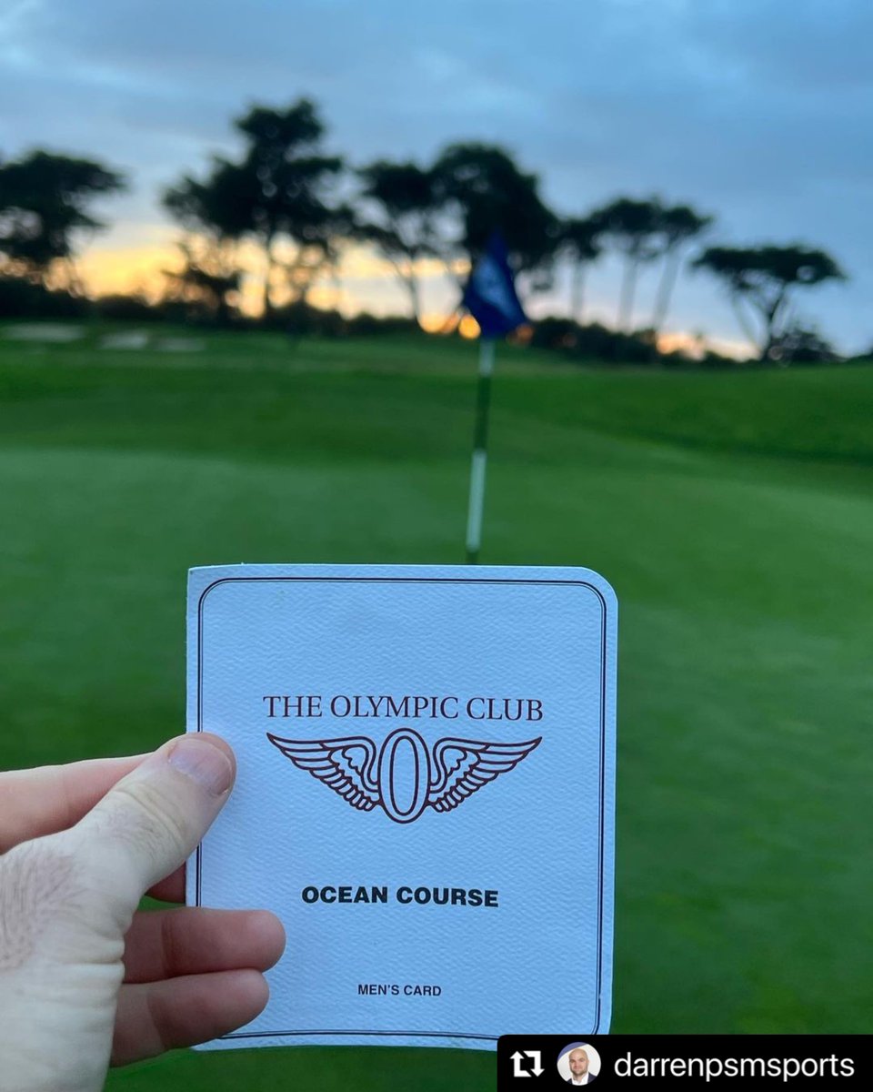 TheOlympicClub's tweet photo. How many rounds are you squeezing in before the sun sets on 2023 and rises in 2024? ⛳ #OCgolf #OlympicClub
…
#Repost @darrenpsmsports
San FranSaturdays 🙌
@olympicclubgolf 
#weknowgolf https://t.co/TWChlmKyn8