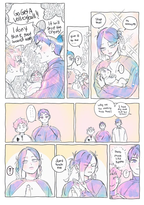 baby au: crying baby