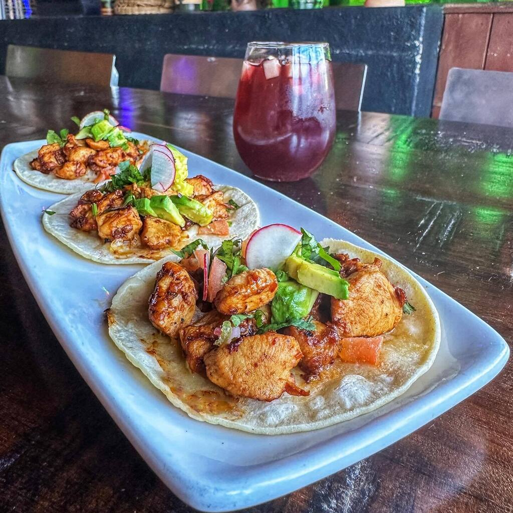 Still time to enjoy our CHICKEN MORITA AND TAMARINDO Taco del Chef. It’s both smoky and delicious. Chicken breast, tamarind salsa, morita chile,  pico de gallo, chihuahua cheese, radish, cilantro and avocado. instagr.am/p/C1YE4Obr_L8/
