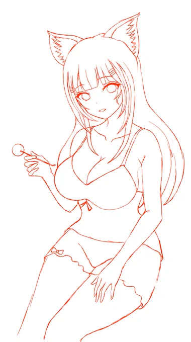 なかなかいい感じにラフ調整できたんじゃない? 