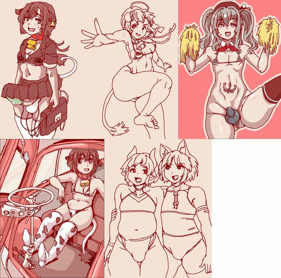 #今月描いた絵を晒そう 
12月はけっこう描いたようです
(この他にアナログ絵も数枚) 