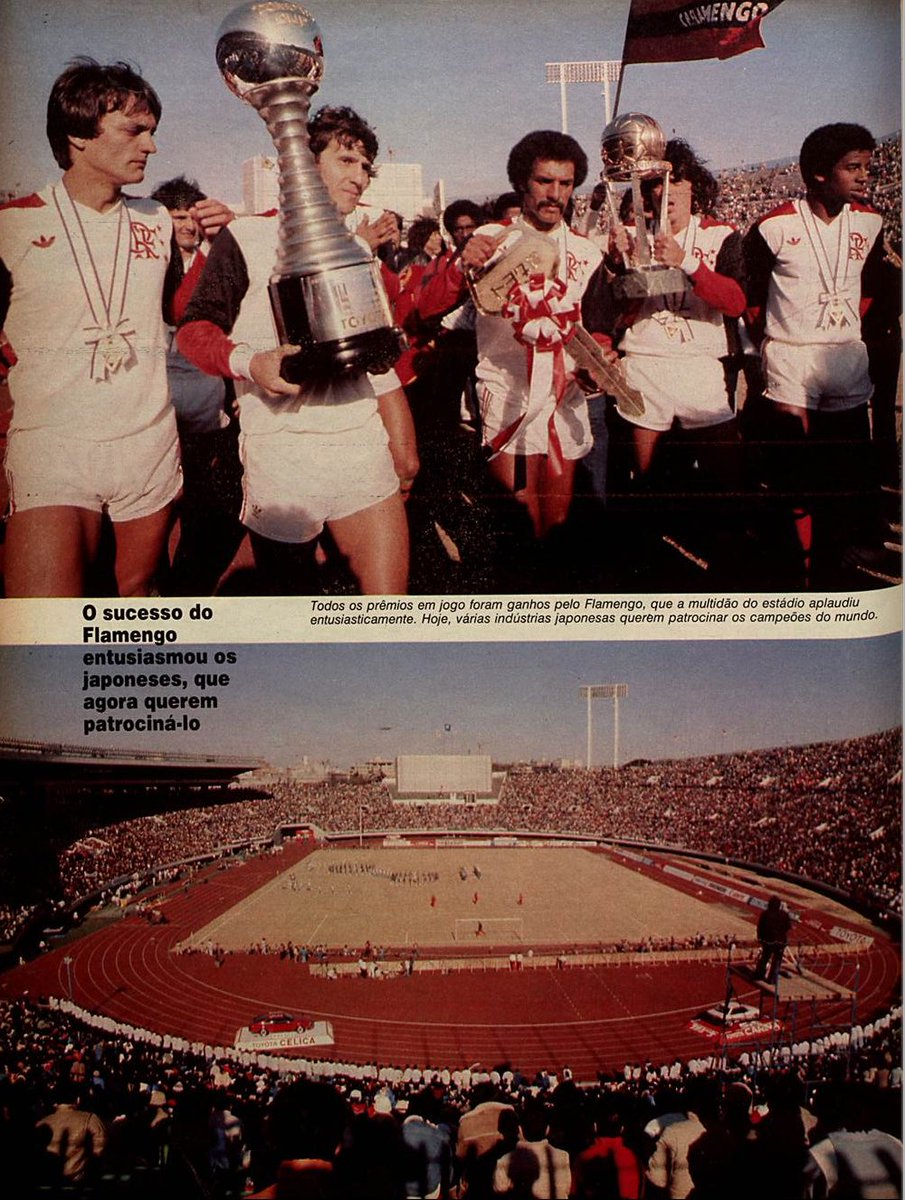 flahistoria's tweet photo. 27/12/1981 #flahistoria 🌏🏆🔴⚫
[🗞 Revista Manchete | no. 1549]

🖼️ #Flamengo | A conquista do mundial

[2ª parte]

#FlaMundial1981 #FLAxLIV https://t.co/2fmwtDh9j7