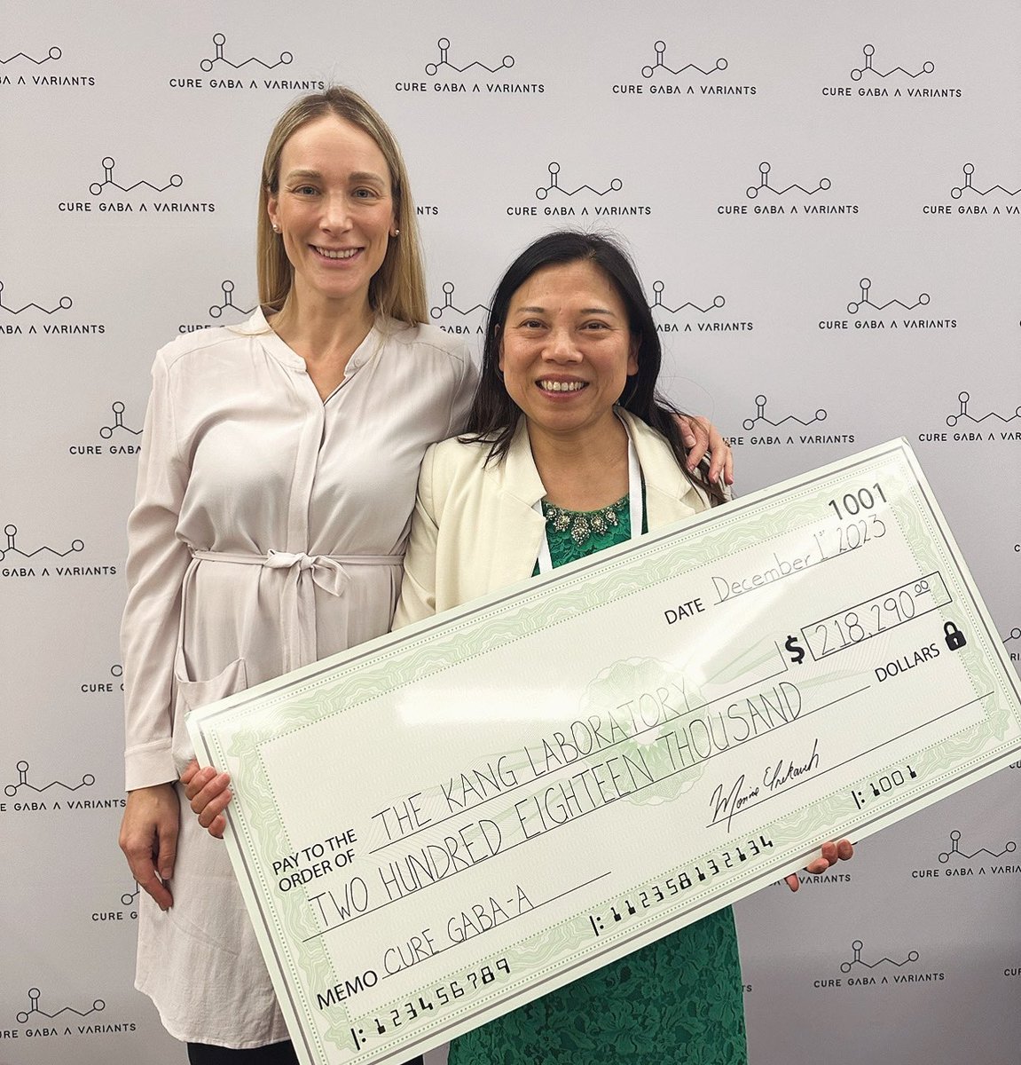 CureGABAa's tweet photo. Cure GABA-A has officially funded The Kang Lab at Vanderbilt University $218,290.00.
This initiative will get us one step closer to precision treatments for our kids.
#GABRA1 #GABRA2 #GABRA3 #GABRA4 #GABRA5 #GABRA6 #GABRB1 #GABRB2 #GABRB3 #GABRG1 #GABRG2 #GABRG3 #GABRR1 #GABRR2 https://t.co/CkRnYvF3kp