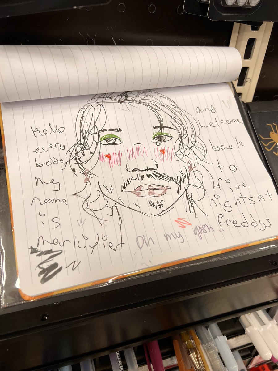 If you’re the person that drew this at my local Michael’s I blame you for not being able to escape my boss over the holidays